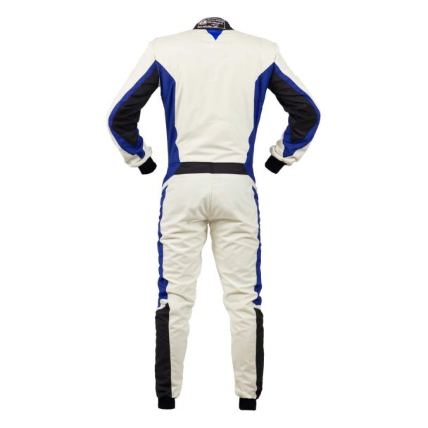 White Race Car Suit