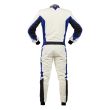 White Race Car Suit