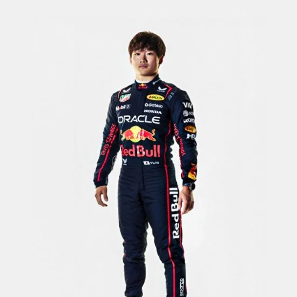 Red Bull Racing Suit Left Side View